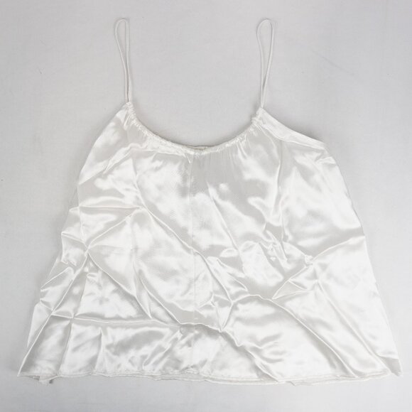 Forte Forte Italy Shining Satin Tank Top in White Size 1 (US Size 4) - NWT - Picture 1 of 7